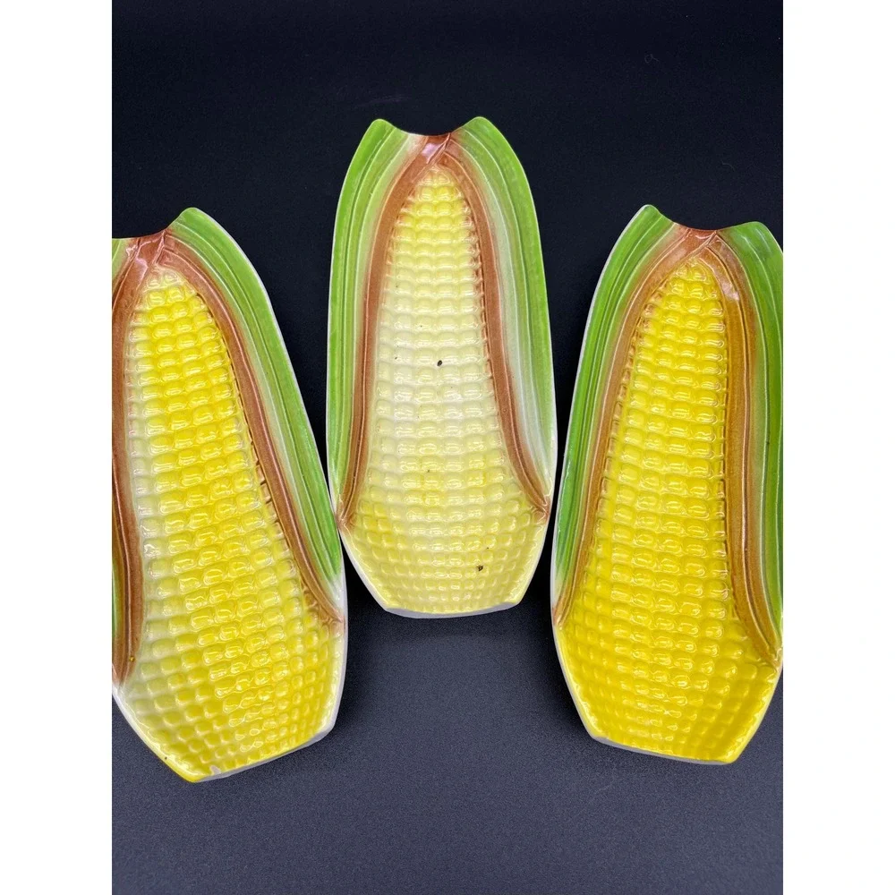 Corn On The Cob Dish Set 3 Pieces Corn Serving Dish Friendship Gift